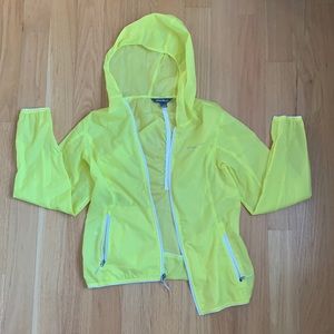 Yellow Eddie Bauer Rain Coat